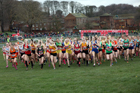 Intermediate girls 2019 New Balance English Schools Cross Country Champs, Temple Newsam, Leeds. Photo:  David T. Hewitson/Sports for All Pics